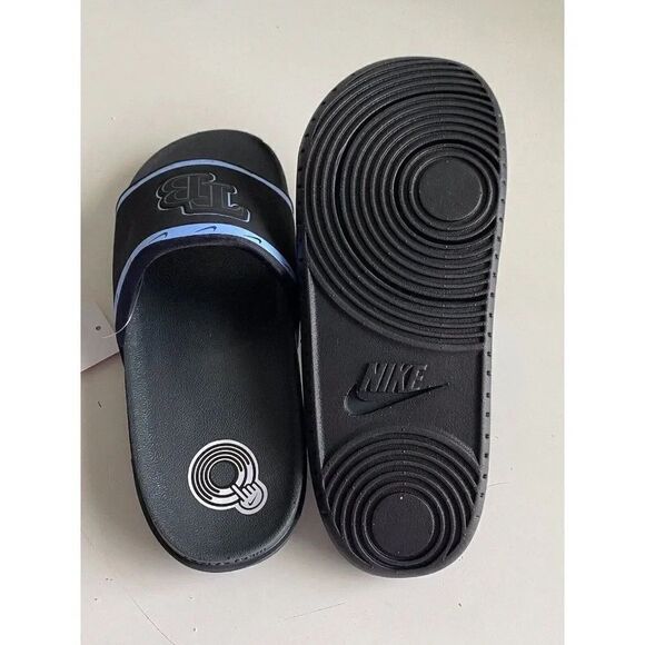 Nike Offcourt Slide MLB Tampa Bay Rays Slides Black Blue DH6993-001 Men’s Sz 10 - Picture 10 of 10